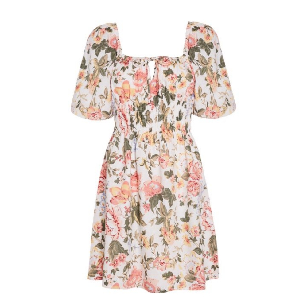 Flower print Mini Dress
